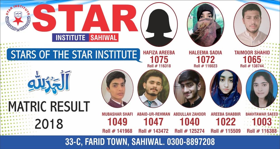 The Star Institute Sahiwal Campus cover