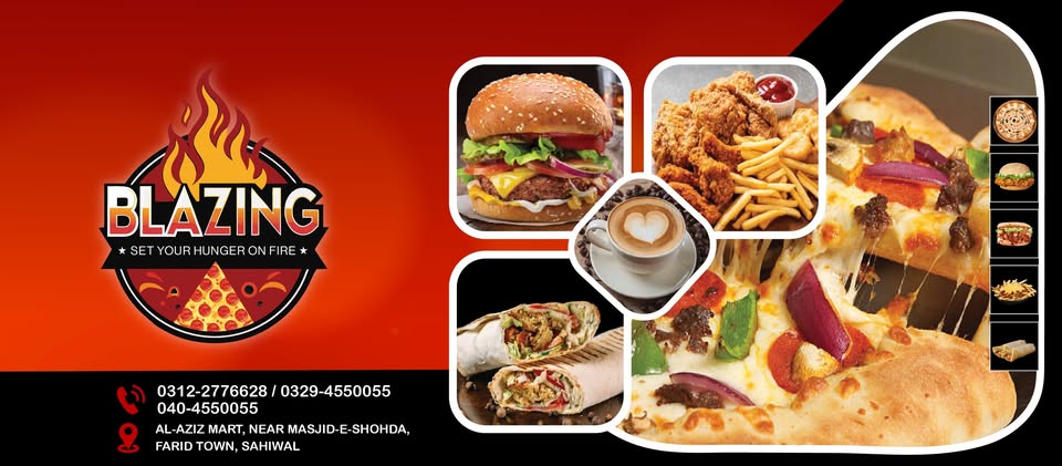 Blazing Cafe 🍕 Restaurant cover