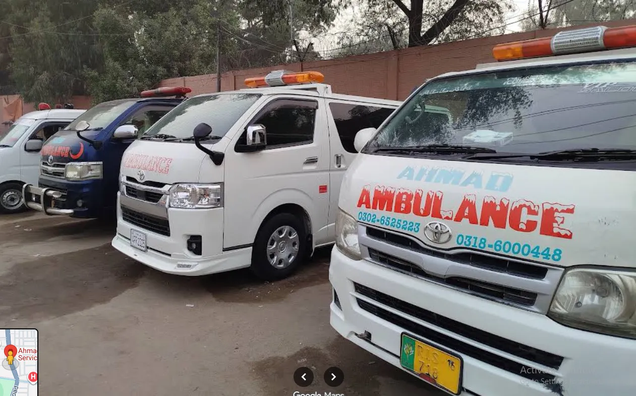 Ahmad Ambulance Service Sahiwal 24/7 cover