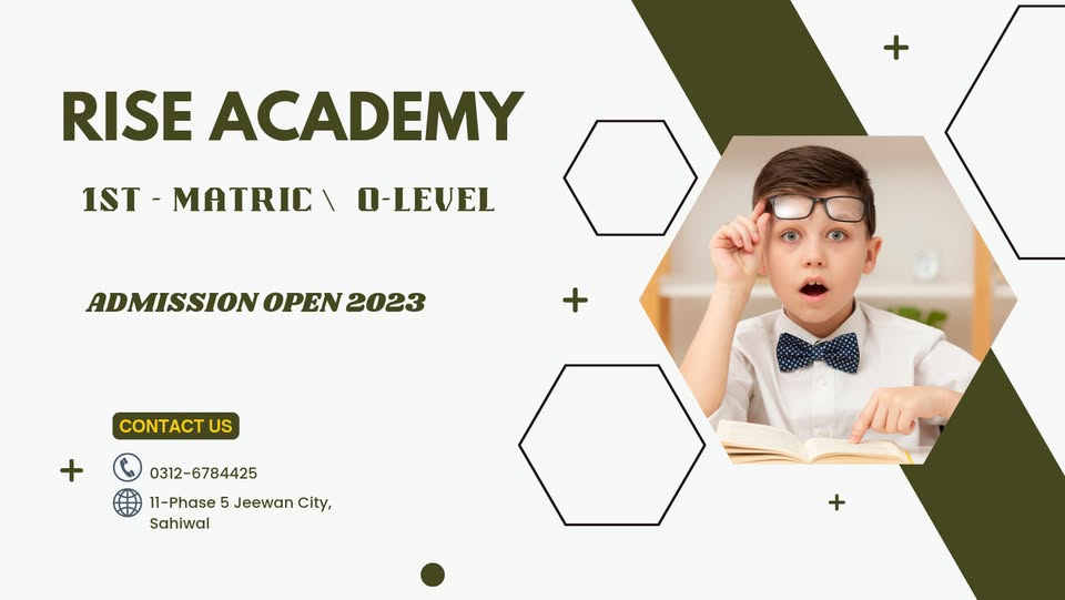 Rise Academy Sahiwal cover