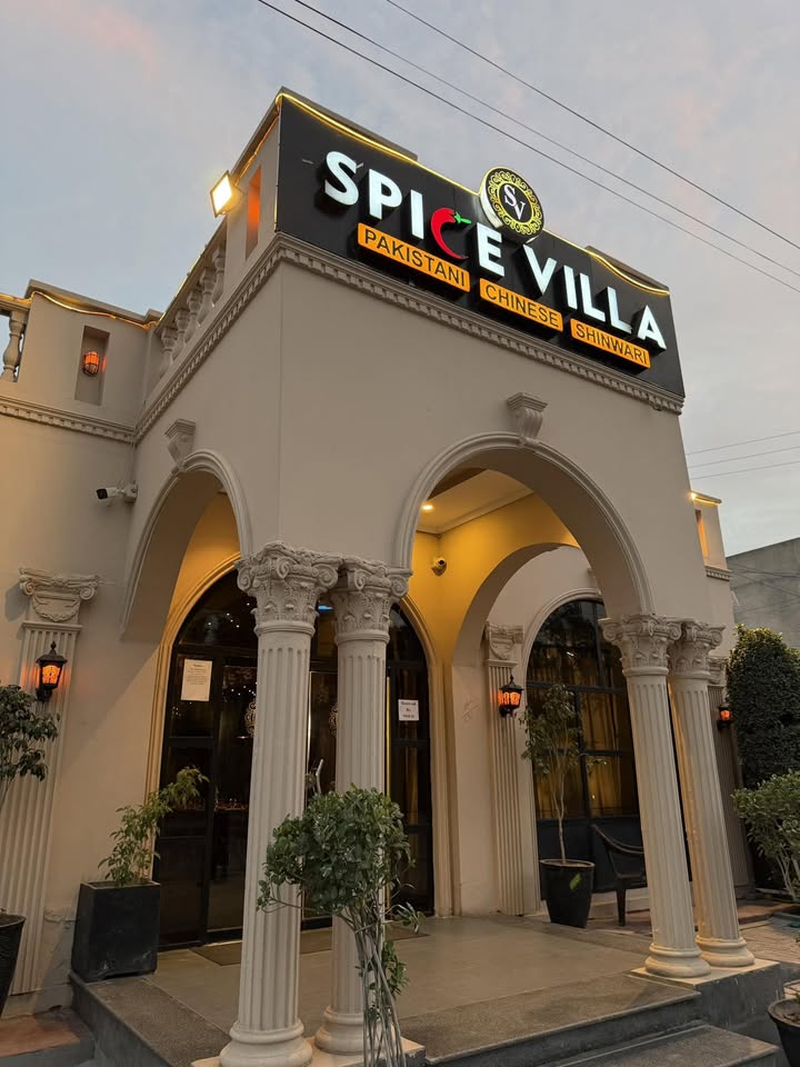 Spice villa restaurant cover