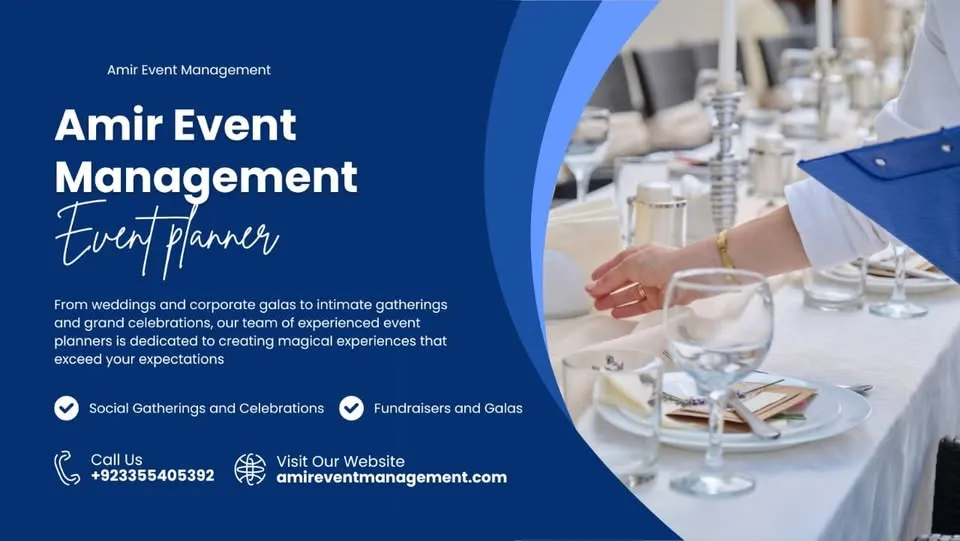Amir Event's menegment  cover